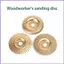 Gỗ Khắc Đĩa Mài Miếng Lót Gỗ Nội Thất Sander Đĩa Dành Cho Người Làm Gỗ Khắc Điêu Khắc Thợ Mộc Nghệ Sĩ mueadsyvn