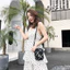 Túi điện thoại Mini vải Canvas dọc phù hợp