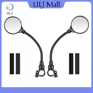 ULJ 2 Chiếc Gương Tay Lái Chiếu Hậu Xe Đạp Dài 360° Dành cho xe đạp đường núi Xe máy Ống có thể uốn cong Gương chiếu hậu có thể điều chỉnh.