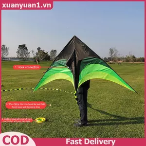 XUAN Prairie diều 1.2m tam giác, dễ bay, dễ lắp, cho người lớn và trẻ em