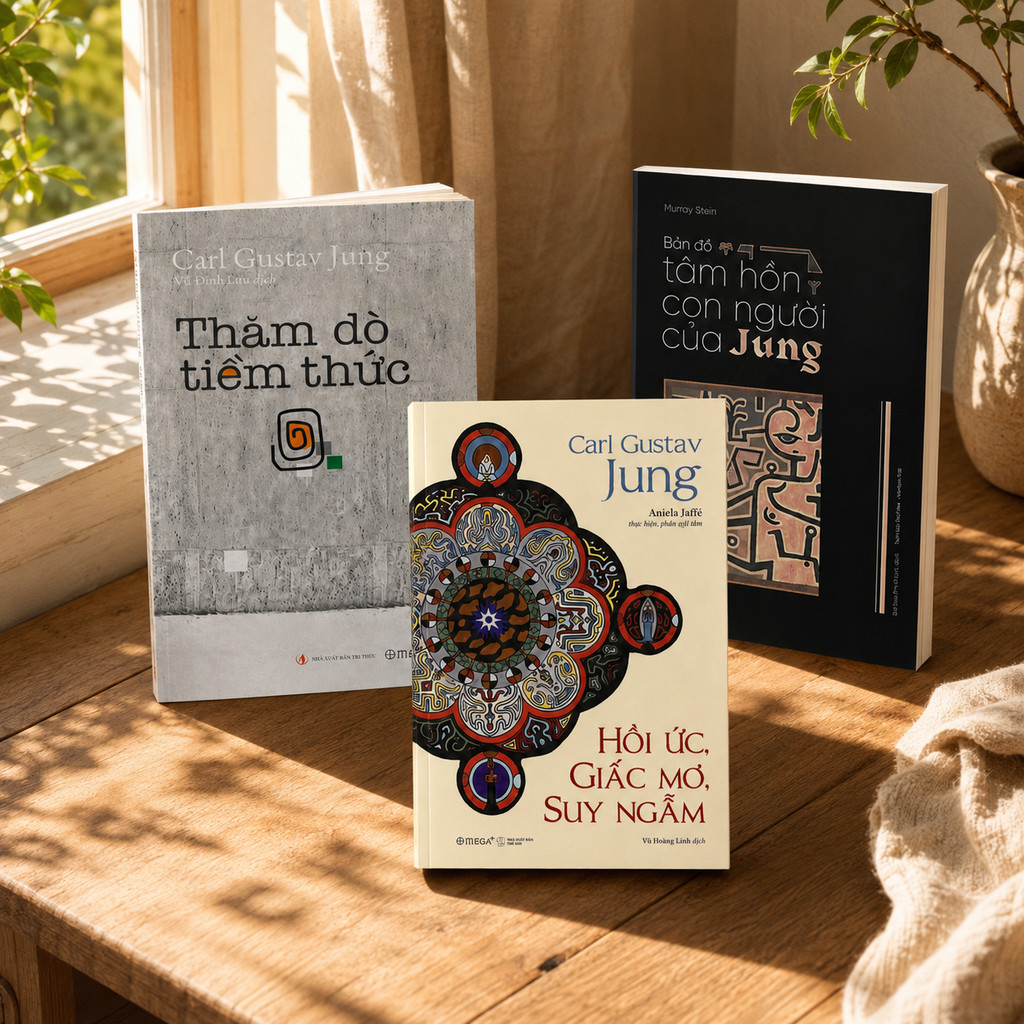 Sách - Lẻ/Combo Carl Jung: Hồi Ức, Giấc Mơ, Suy Ngẫm + Tâm Hồn Con Người + Thăm Dò Tiềm Thức (Omega)