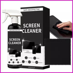 Xịt làm sạch màn hình 120ml Chất tẩy rửa màn hình chất lỏng không cần Streak cho màn hình Màn hình cảm ứng Máy tính Điện thoại di động lyuvn