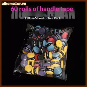 AIHOM 60 Chiếc Hút Mồ Hôi Overgrip Cho Bóng Cầu Lông Và Cần Câu Giải Pháp Tất Cả Trong Một,