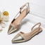 Giày nữ cỡ lớn 41-44, dép kaki mũi nhọn thời trang và thanh lịch