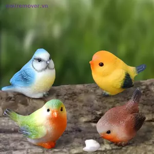 Mô Phỏng Chim Hoang Dã Động Vật Đồ Chơi Dễ Thương Mini Vẹt Mô Hình Nhân Vật Thu Nhỏ Phong Cảnh Trang Trí Hộ Gia Đình Quà Tặng MỚI