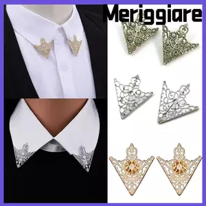 MERIGGIARE Áo Sơ Mi Tam Giác Cổ Áo Pin, Trang Trí Cổ Điển Trâm Cài, Trang Trí Đầm Rỗng Quần Áo Tinh Tế Pin Trang Trí Cho Nam Nữ Áo Sơ Mi Nữ
