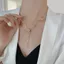 Opal Eo Nhỏ Áo Len Dây Chuyền 2025 Hợp Thời Trang Cao Cấp Ánh Sáng Sang Trọng Niche Vòng Cổ Nữ Tính Khí Xương Đòn Dây Xích 6.11