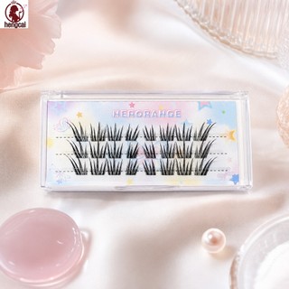 Bộ lông mi giả tự nhiên phong cách Hàn Quốc gồm 10 đôi lông mi sợi nhẹ để trang điểm hàng ngày