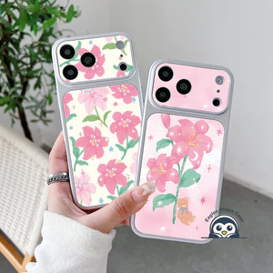 Ốp Da PU Màu Hồng Dễ Thương Cho Honor X9D X9C Smart X9B X9A X8D X8C X8B X8A X7D X7C X7B X7A X7 X6D X6S X6C X6B X6A X6 5G 4G Vỏ Điện Thoại Vintage Hoa Lãng Mạn Vỏ Mềm