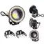 ECK 2.5 '' 15W Xe Trắng COB LED Máy Chiếu Đôi Mắt Thiên Thần Vòng Xanh DRL Đèn Sương Mù HOT