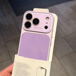 Ốp Điện Thoại Họa Tiết Litchi Da Sang Trọng Cho iPhone17 16 15 14 Pro Max Chống Sốc Bảo Vệ Camera Ốp Lưng Cứng Chống Rơi