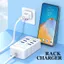 Bộ sạc USB C WANYEDI, Bộ sạc USB đa cổng di động sạc nhanh, Phụ kiện sạc tường US / EU
