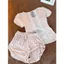 XL-5XL 55-120kg Bộ Đồ Ngủ Mùa Hè Nữ Ren Rời Tay Ngắn Quần Short Bộ Đồ Ngủ Có Miếng Lót Ngực Bọt