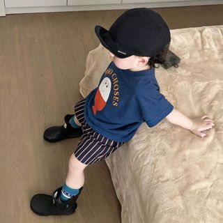 Hàn Quốc Mùa Hè 2026 Mới Phù Hợp Với Bé Trai Cổ Tròn Hoạt Hình Top t Bé Trai Quần Áo Thường Ngày