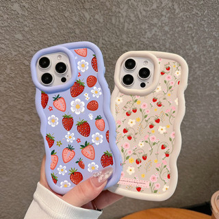 Ốp Điện Thoại Di Động Cho Motorola Moto Edge 50 60 Fusion Pro 40 Neo G84 G56 G86 G75 G05 G22 G35 G32 Bao Hoa Dâu Silicone Mềm Kẹo Màu Chống Sốc Sóng TPU Bên