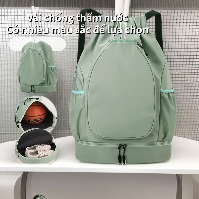 Ba lô cầu lông chống nước,Có ngăn đựng giày riêng,vải chống thấm nước,rộng rãi,dễ mang theo khi tập luyện