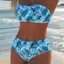 Bộ đồ Bikini Đồ bơi nữ hai mảnh Đồ bơi lá xanh gợi cảm