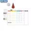 <cosyh>Erasable Magnetic Calendar Clear Visual Plan Convenient Storage Easy Transport