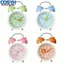 <cosyh>Compact Design Silent Twin Bell Alarm Clock with Convenient Night Light
