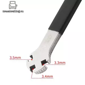 Tweeduj Ba Xe Đạp Nói Cờ Lê Cho 3.3 3.4 3.5MM Nói Núm Vú Sửa Chữa Tẩy Xe Đạp Bánh Xe Phát Ngôn Căng Thẳng Điều Chỉnh Công Cụ VN