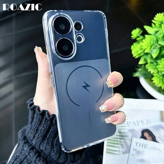 Ốp Điện Thoại Tương Thích Cho VIVO V70 V70FE V60 V50 V40 V30 S18 V60 Lite V50 Lite V40 Lite 5G Pro 5G Chống Trượt Chống Sốc Trong Suốt Màu Kẹo Mờ Mềm Siêu Mỏng Vỏ SZG25