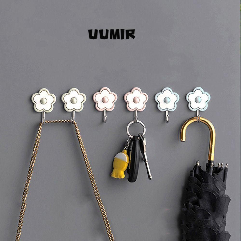 UUMIR 5 Cái Móc Hoa, Móc Treo Tường Đa Năng Móc Nhà Bếp, Không Có Móng Tay Tự Dính Phòng Tắm