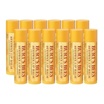 Ý tưởng quà tặng Burt 's Bees Back To School, Son dưỡng môi - Gói sáp ong nguyên bản 12 gói số lượng lớn, Kem dưỡng ẩm môi với sáp ong có nguồn gốc có trách nhiệm, Điều hòa môi có nguồn gốc tự nhiên