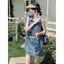 Phiên bản Hàn Quốc Đầm Denim không tay giảm tuổi cổ điển dành cho nữ Mùa hè 2026 Phong cách mới kiểu Pháp dáng rộng mỏng hơn Váy ngắn muối