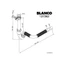 Ống xả bồn rửa nhà bếp chống mùi BLANCO 137262 - Tác phẩm thủ công của Đức