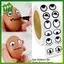 SWEET 1000 Cái / cuộn Máy Stiers Mắt Tự Dính Mini Hình Mắt Stier Cho Đồ Thủ Công DIY, Trang Trí Tiệc Trang Trí Nhà Đồ Dùng Học Tập n