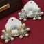 Thời trang mới Zircon Viền Hoa Bông tai thanh lịch sang trọng