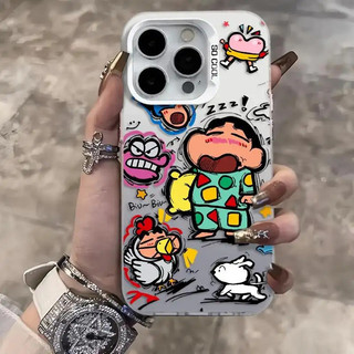 Ốp lưng Shin-chan, chống sốc phong cách hoạt hình dễ thương  thích iPhone 17/16/15/14/13/12/11