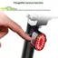 1 Bộ Nhiều Chế Độ Chiếu Sáng Sạc Xe Đạp Phía Trước Phía Sau Đèn Pha LED Đèn Hậu Sạc USB Type-C Để Đi Đêm An Toàn [MỚI]