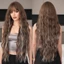 WEETW Highlight Beige Wigs with Bangs, chịu nhiệt dài 36Inch gợn sóng xoăn màu nâu xoăn, Sweet Fluffy Smooth Thoáng khí Halloween Cosplay Tóc giả Carnival