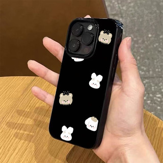 Ốp Lưng IPhone 13 15 11 17 16 12 14 ProMax  Trò chơi đen trắng 7 8Plus XR X XS Max