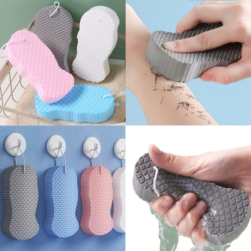 Miếng Bọt Biển Mềm Tẩy Tế Bào Chết Toàn Thân Tắm Tẩy Tế Bào Chết Bọt Biển Tắm Bàn Chải Tẩy Da Chết Toàn Thân