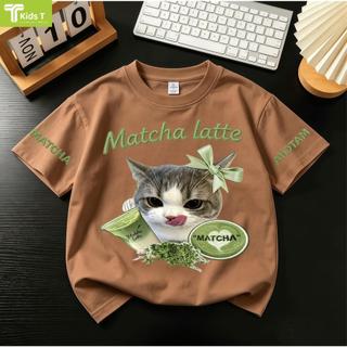 COD✅ (Hồ Chí Minh)Kids T Mall Áo phông tay ngắn In hình hoạt hình Áo Kiểu rộng và ấn tượng Trẻ em thời trang #VN1143