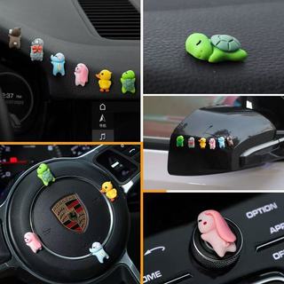 Bộ sticker trang trí ô tô 3D siêu cute, họa tiết thú cưng và nhân vật hoạt hình, không gây cản trở tầm nhìn