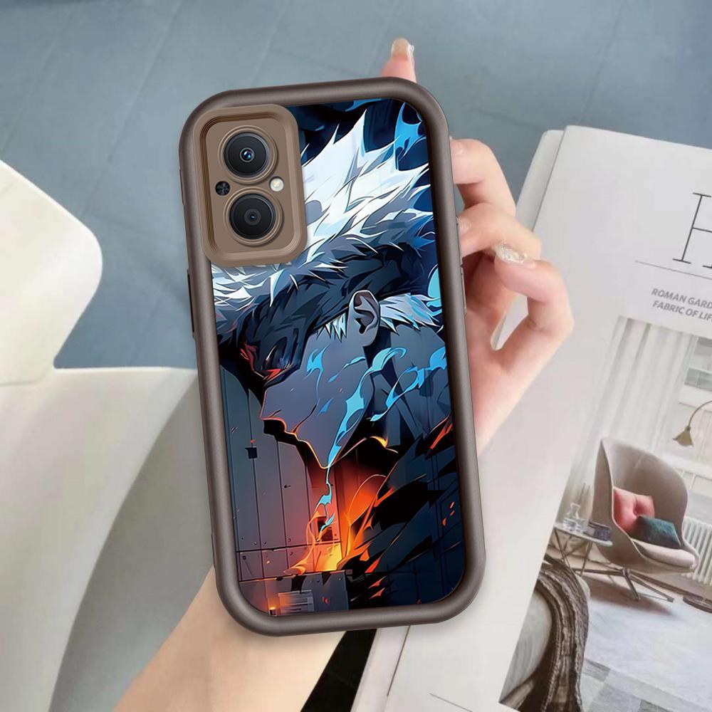 Ốp Lưng Cho OPPO Reno 7Z 8Z 5G Hoạt Hình Silicon Mềm Ốp lưng TPU Jujutsu Kaisen Anime Mắt Thiên Thần Ốp Lưng Chống Sốc
