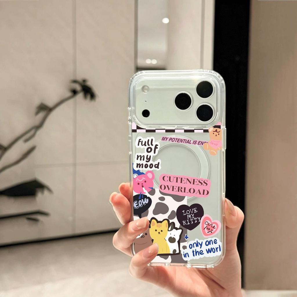 Ngọt mát cắt dán Thích hợp iPhone 1714p15 trường hợp điện thoại 1311 mới 12 hút từ 11
