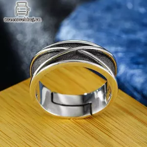 Nhíp Retro Thời Gian Không Gian Goku Bla Nhẫn Punk Gothic Mở Nhẫn Dành Cho Nam Handmade Unisex Thiết Kế Trang Sức Phụ Kiện Anime Người Yêu Quà Tặng VN