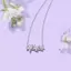 FANCIME "Bó hoa Wisteria" Vòng cổ bạc thanh