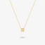 FANCIME "Cam kết của chúng tôi" Cặp đôi Dây chuyền bạc Sterling
