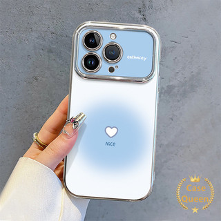 Ốp Lưng Tương Thích Cho iPhone 17 11 16 13 15 14 12 Pro Max 17 Air X XR XS Max 7 8 Plus SE 2022 Tươi Sáng Tạo Gradient Trái Tim 6D Cửa Sổ Lớn