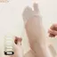 Tất cách ngón chân WEETW, Tất thuyền vô hình màu trơn thoáng khí, Tất xẻ ngón chân bằng lụa băng siêu mỏng thoải mái