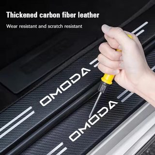 Omoda Cửa Ô Tô Sill Bảo Vệ Chống Trầy Xước Cửa Ngưỡng Thảm Scuff Tấm Tự Động Bàn Đạp Cửa Bảo Vệ Miếng Dán Cho Chery Omoda C5 E5 S5 C9 Phụ Kiện Nội Thất