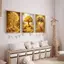 Poster Canvas Không Khung Cây Tiền Vàng, Nghệ Thuật Treo Tường Thư Pháp Cho Trang Trí Nhà Phòng Khách
