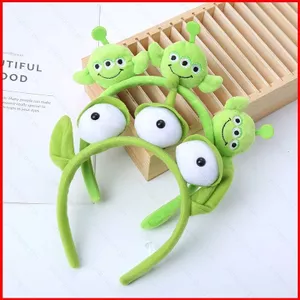 YB1 Câu Chuyện Đồ Chơi Người Ngoài Hành Tinh Ngộ nghĩnh Tóc Vòng Phong Cách Mới Đáng Yêu Hoạt Hình Băng Đô Rửa gargle Bộ Lưới Hồng Ngoại Mũ BY1