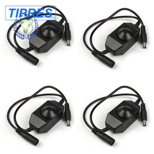 JQRE LED Bộ điều chỉnh độ sáng trực tuyến 12-24V Núm điều chỉnh độ sáng đơn sắc Bộ điều khiển điều chỉnh độ sáng đơn sắc vô cấp