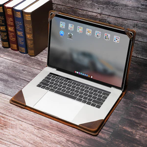 Bao Da MacBook Cao Cấp Da Bò Sáp Đẳng Cấp Mac Pro/Air 13.3, 14, 16 Inch | KTAP - World of decals